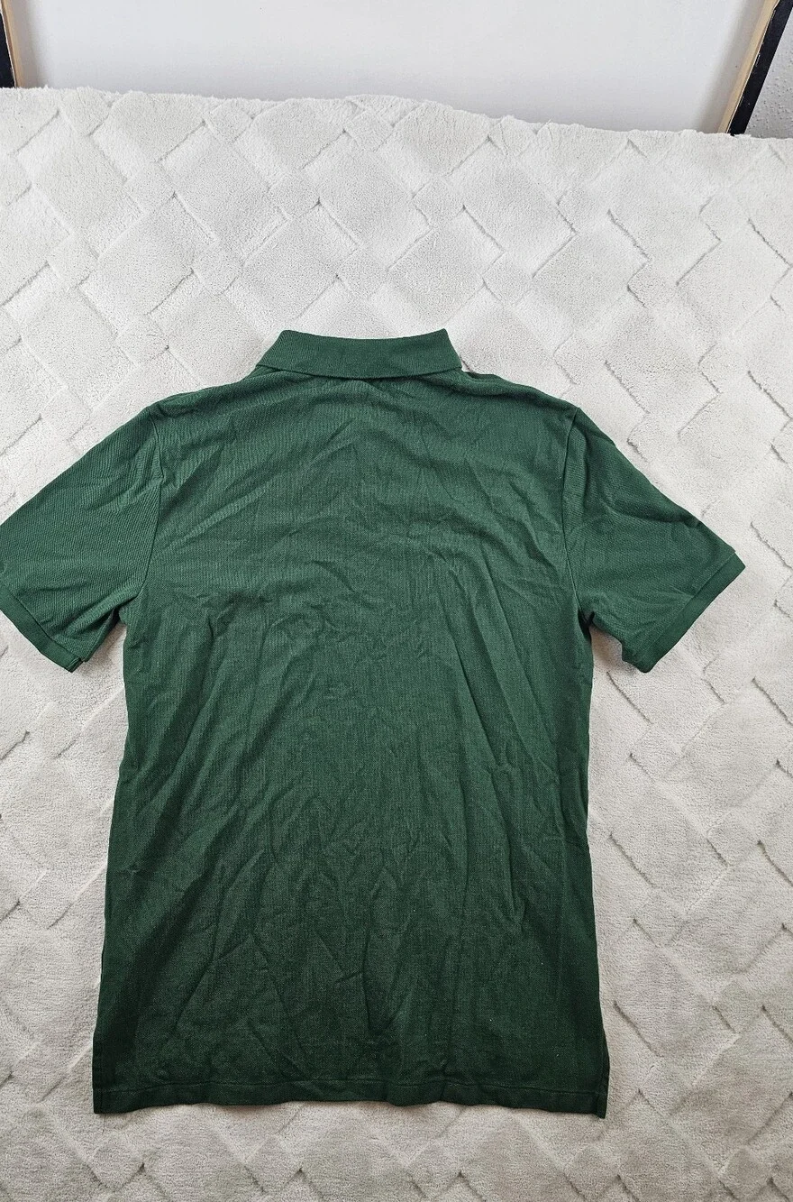 Polo Ralph Lauren Green Polo Shirt Kids Extra Large 18 Solid Green